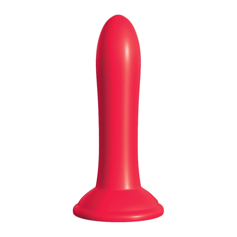 Uprząż strap-on z silikonowym gładkim dildo 13 cm